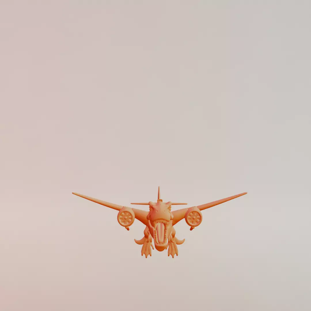 Nuclearo Dinossauro Italian brainrot Printable 3D print model_1