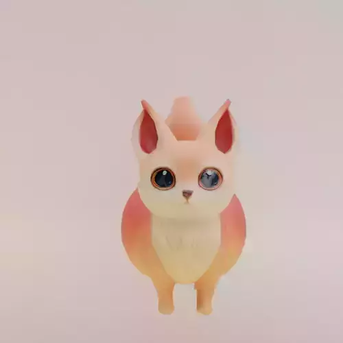 Peachi Foxilini Italian brainrot Printable 3D print model