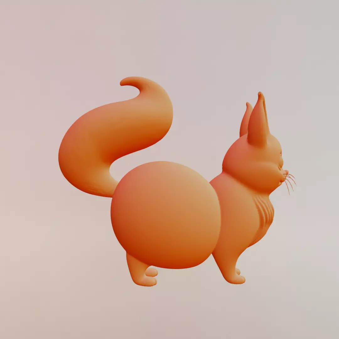 Peachi Foxilini Italian brainrot Printable 3D print model_10