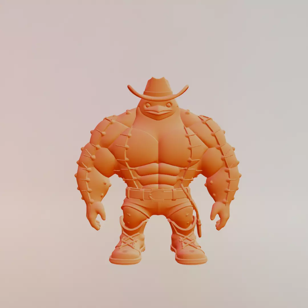 Penguinelli Cactussini Italian brainrot Printable 3D print model_1