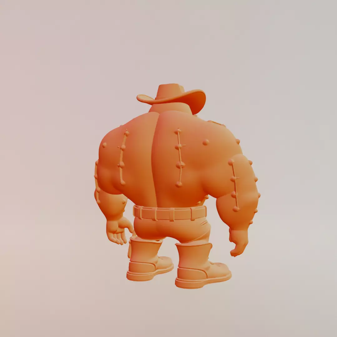 Penguinelli Cactussini Italian brainrot Printable 3D print model_8