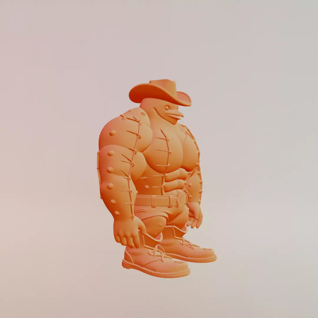 Penguinelli Cactussini Italian brainrot Printable 3D print model_11