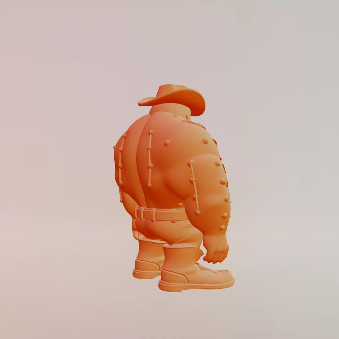 Penguinelli Cactussini Italian brainrot Printable 3D print model_9