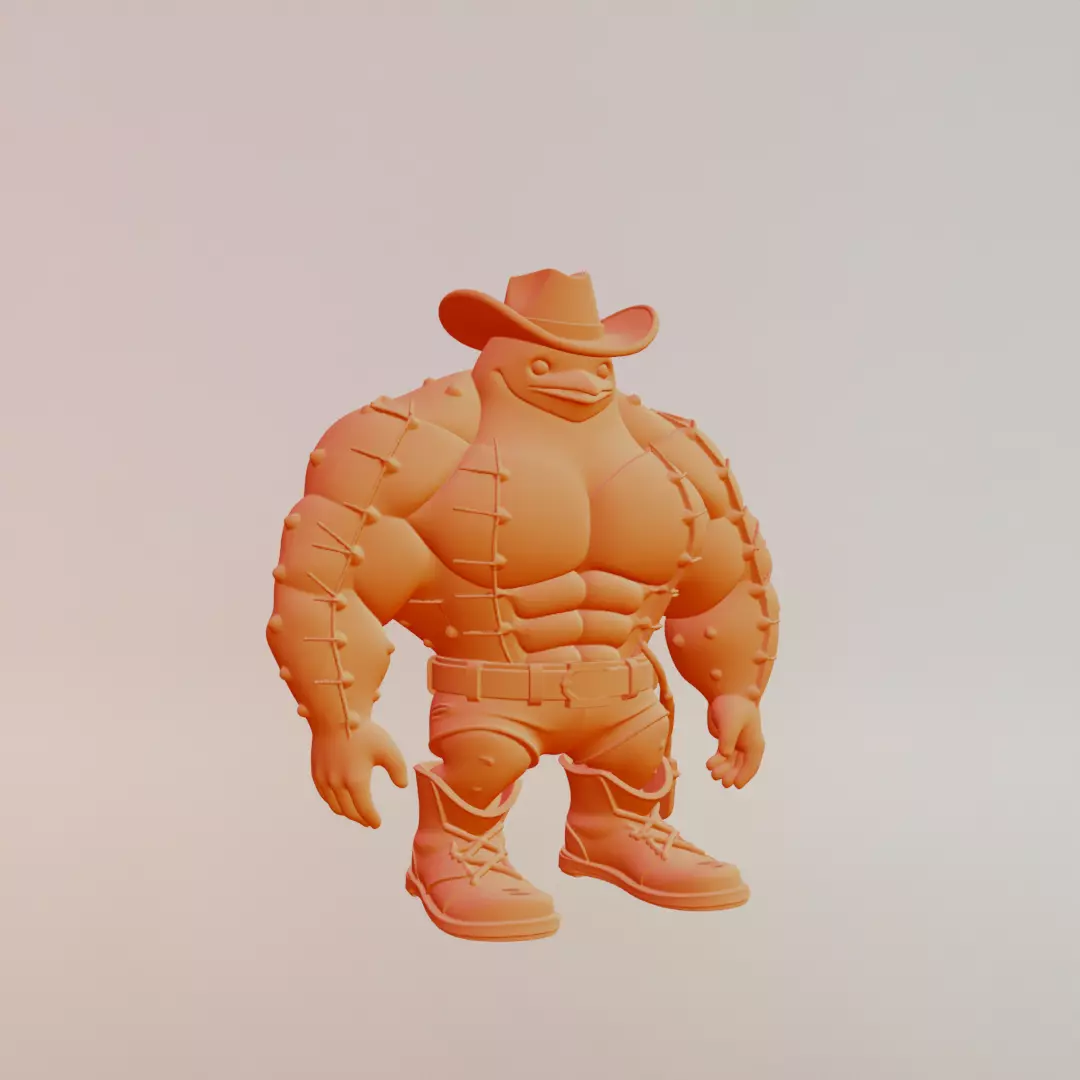 Penguinelli Cactussini Italian brainrot Printable 3D print model_12