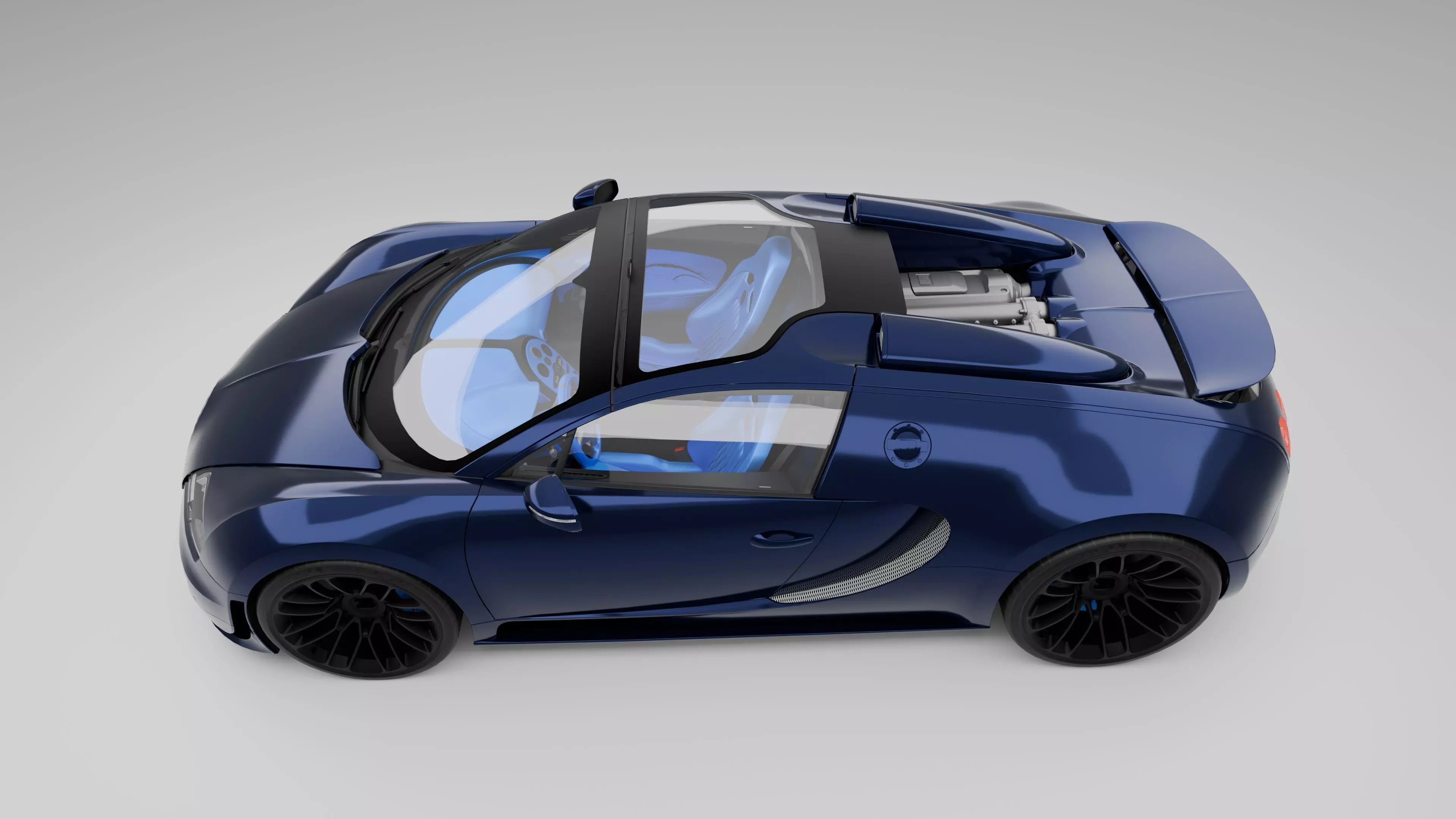 Bugatti Veyron Grand Sport Vitesse 3D model_4