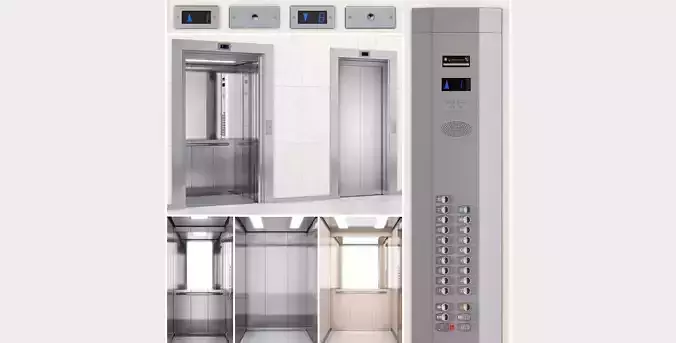 OTIS Gen 2 Elevator 3D model