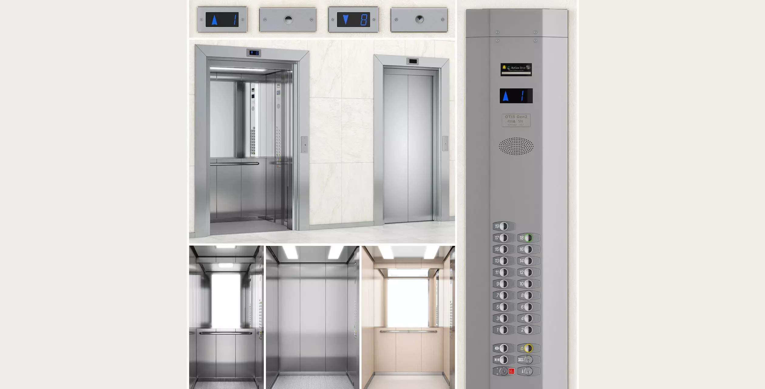 OTIS Gen 2 Elevator 3D model_0