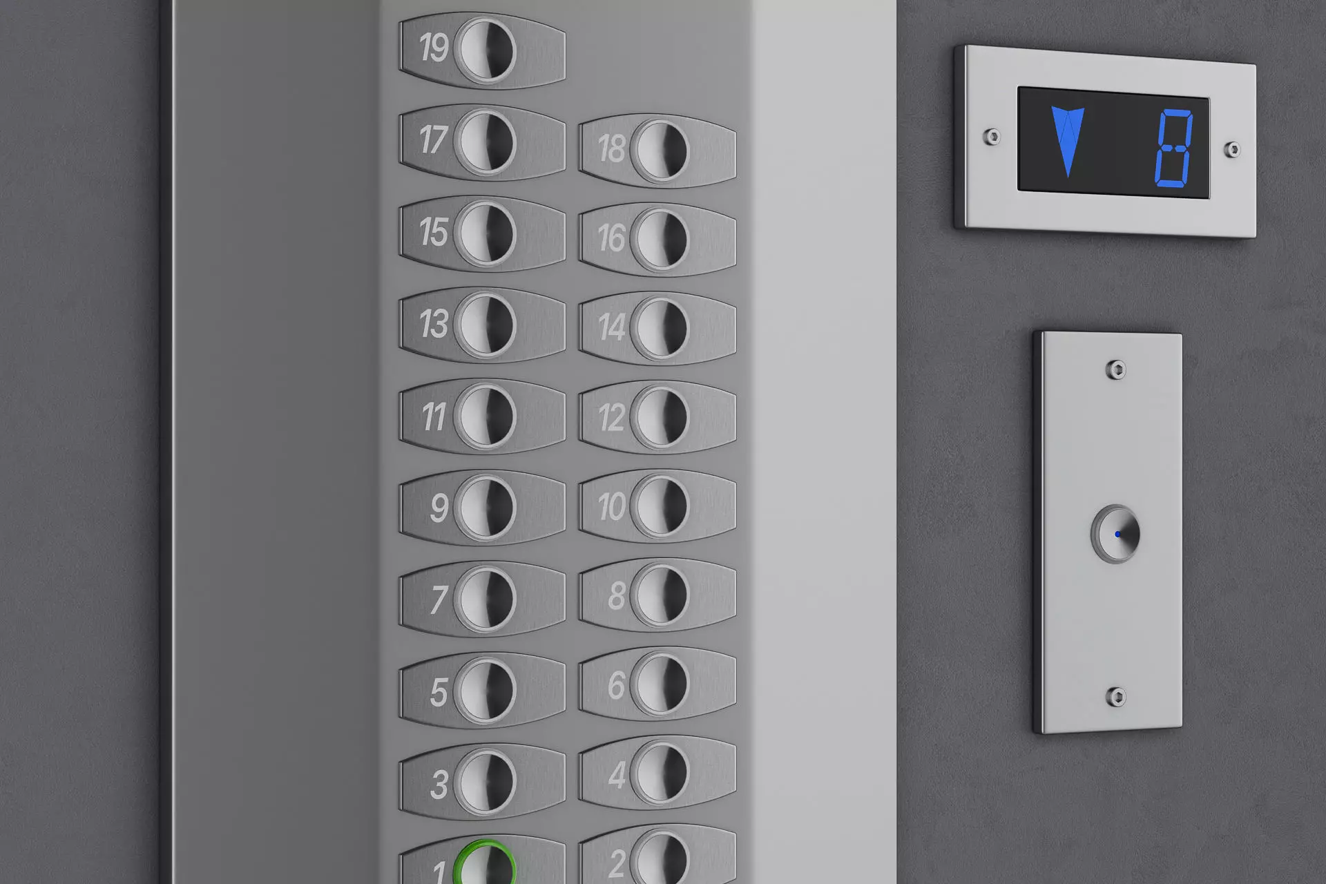 OTIS Gen 2 Elevator 3D model_18
