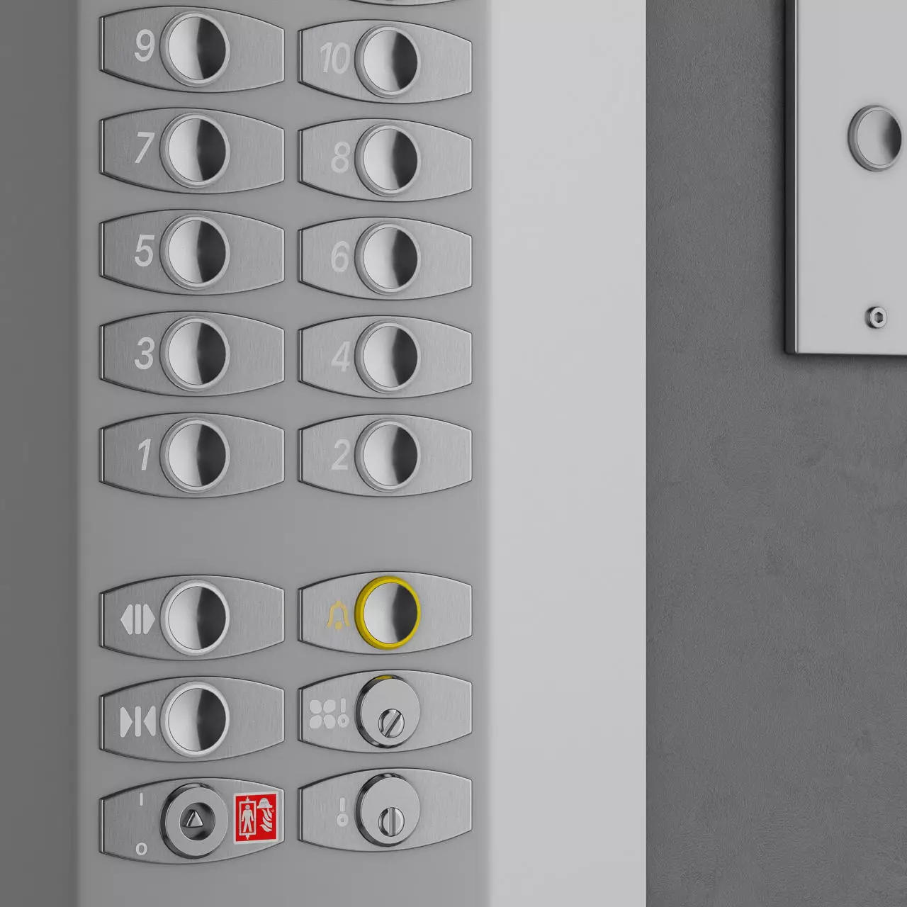 OTIS Gen 2 Elevator 3D model_3