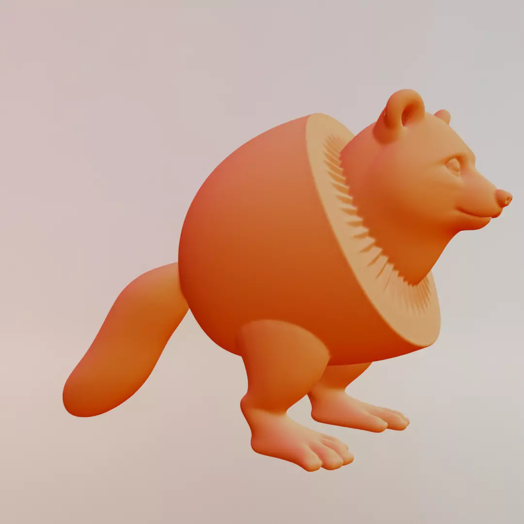 Pi Pi kiwi Italian brainrot Printable 3D print model_11