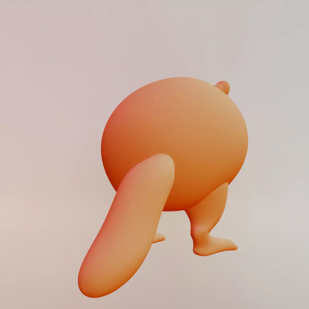 Pi Pi kiwi Italian brainrot Printable 3D print model_8