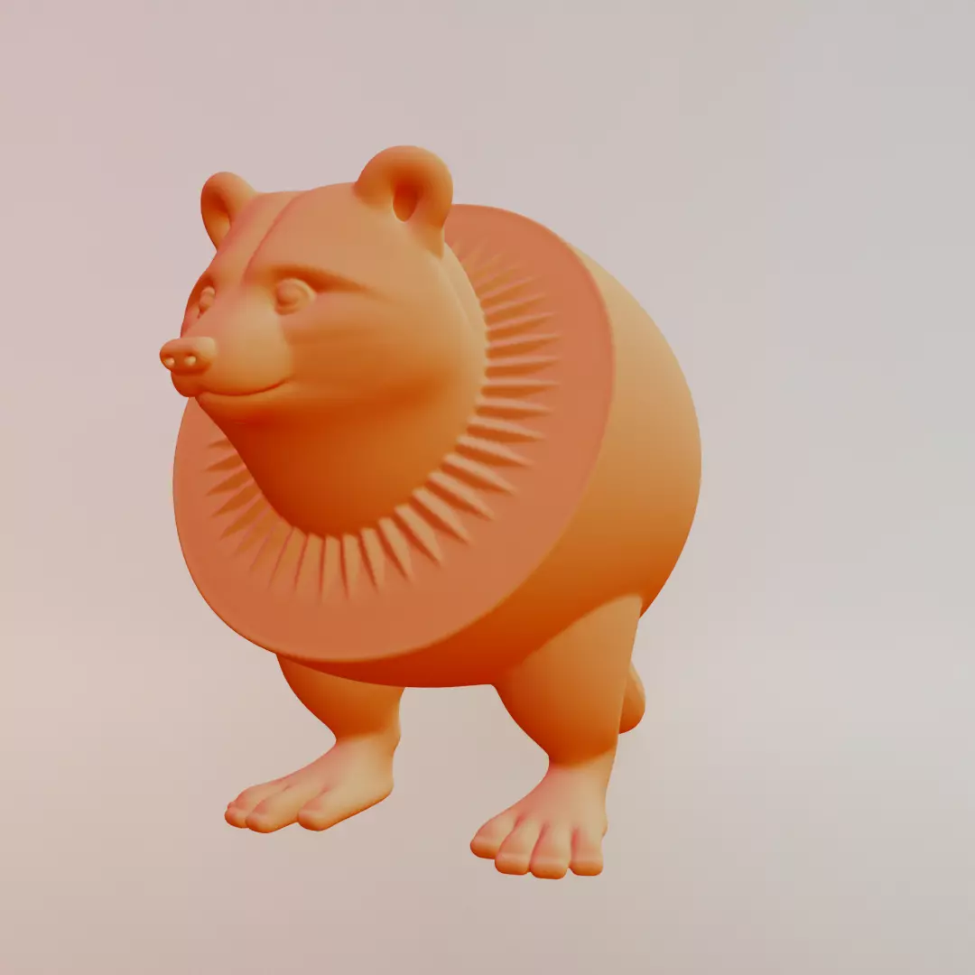 Pi Pi kiwi Italian brainrot Printable 3D print model_2