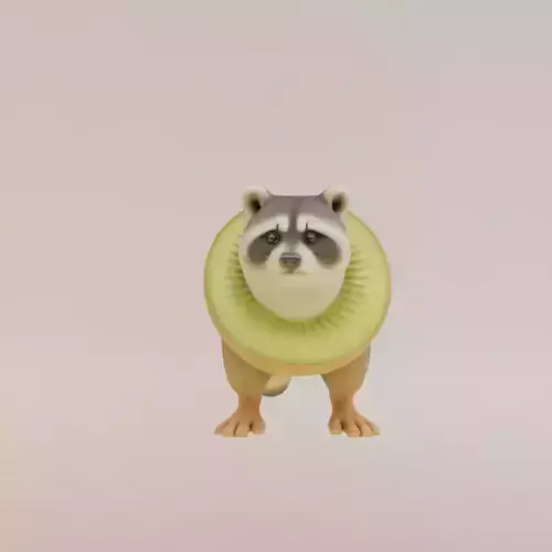 Pi Pi kiwi Italian brainrot Printable 3D print model