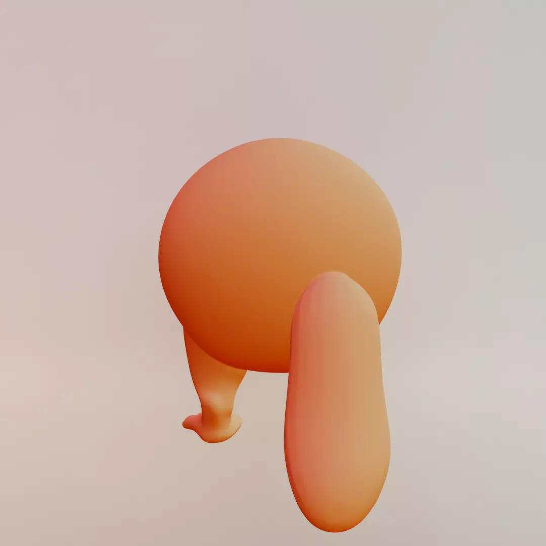 Pi Pi kiwi Italian brainrot Printable 3D print model_7