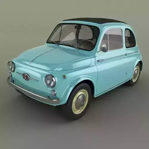 Fiat Nuova 500 3D model