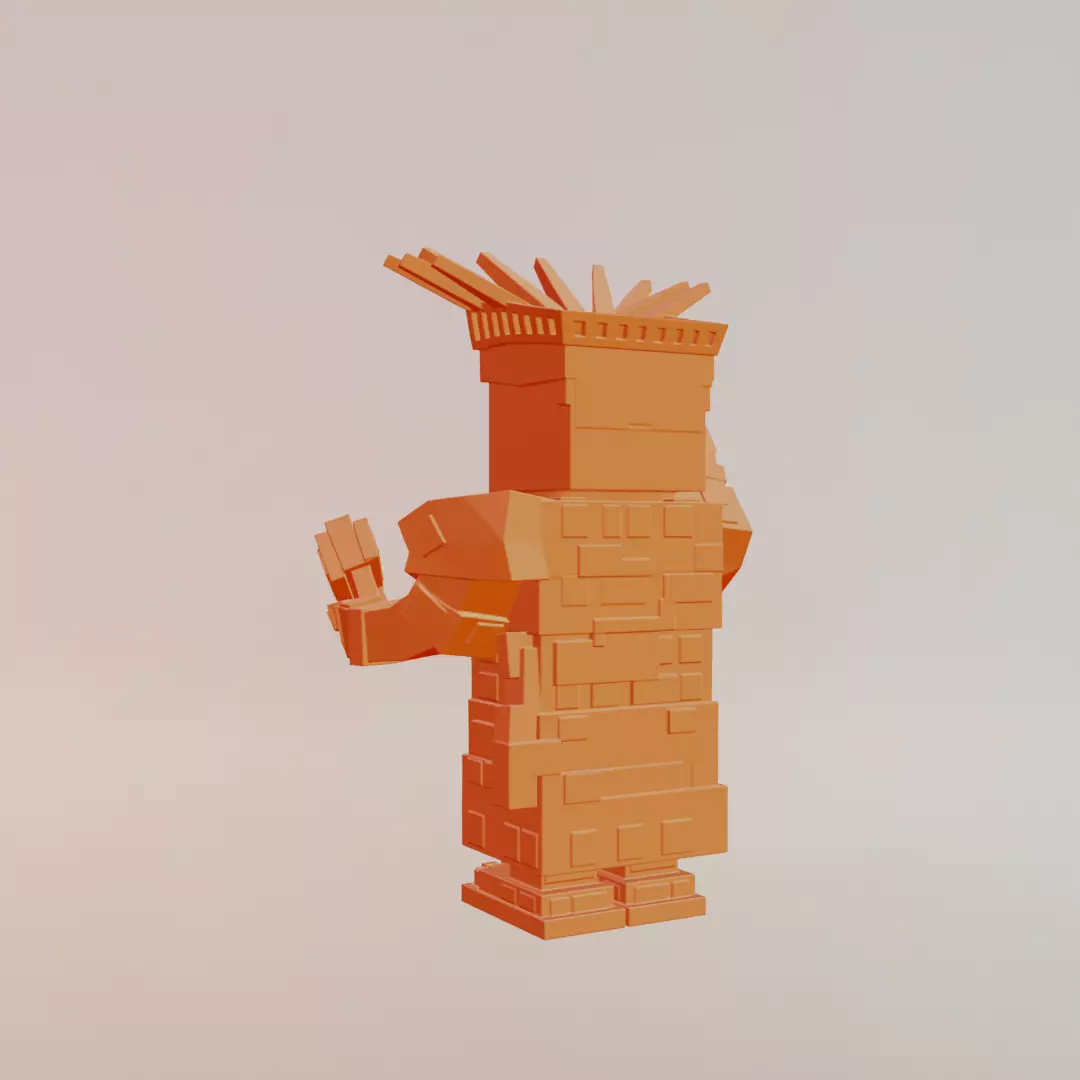 Statutino Libertino Italian brainrot Printable 3D print model_6