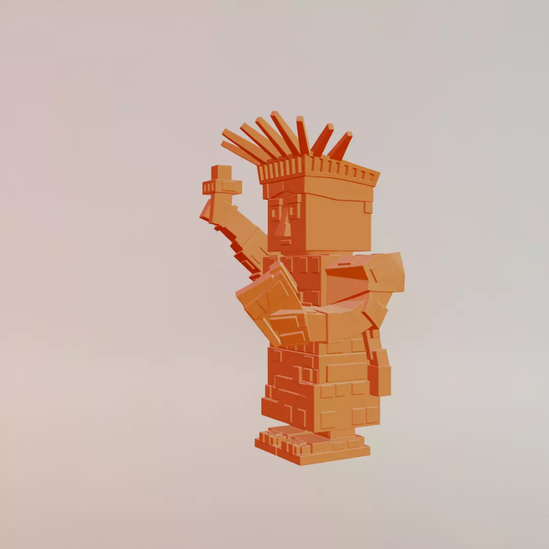 Statutino Libertino Italian brainrot Printable 3D print model_3