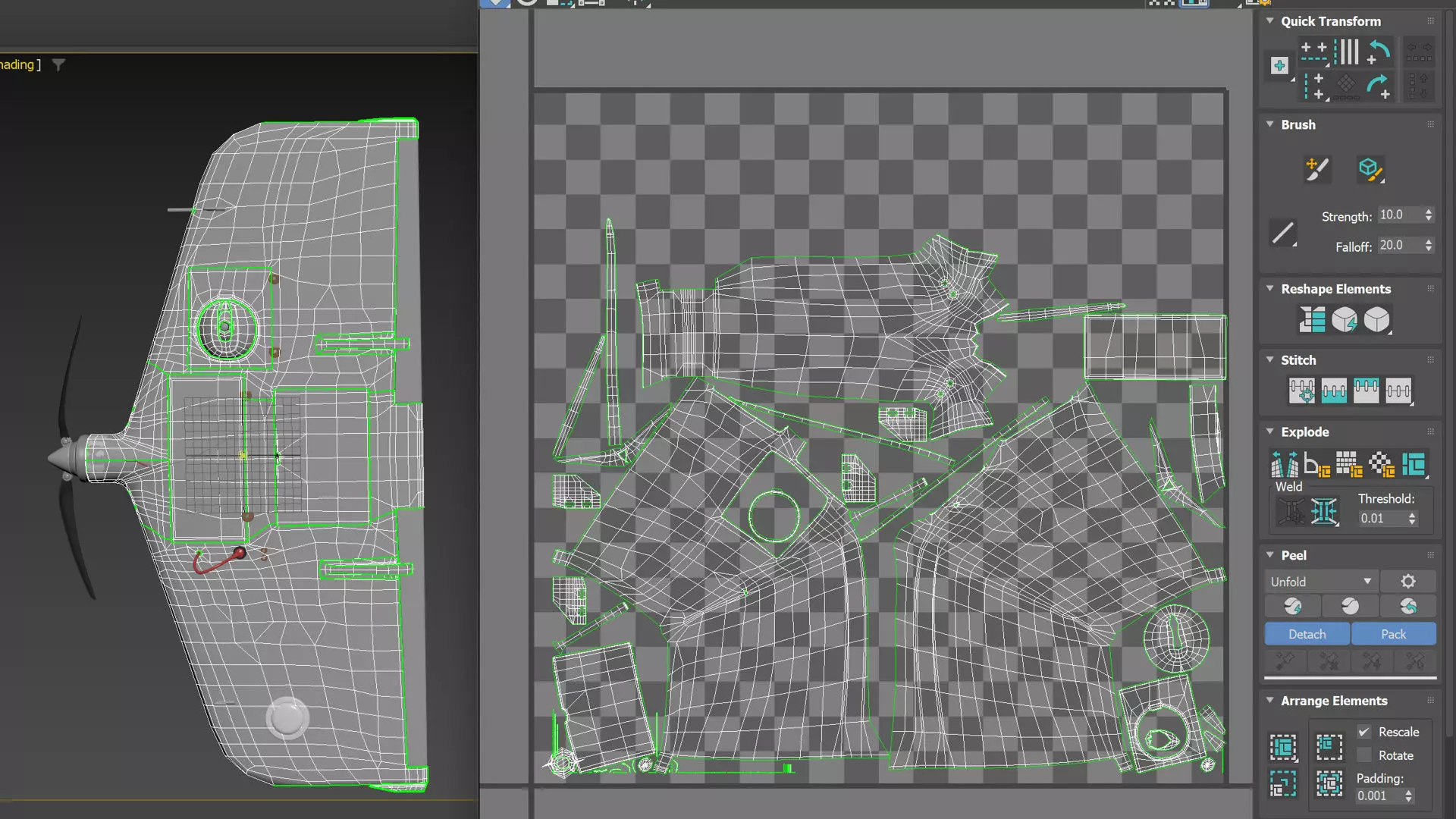 Drone UAV system Granat-1 3D model_9