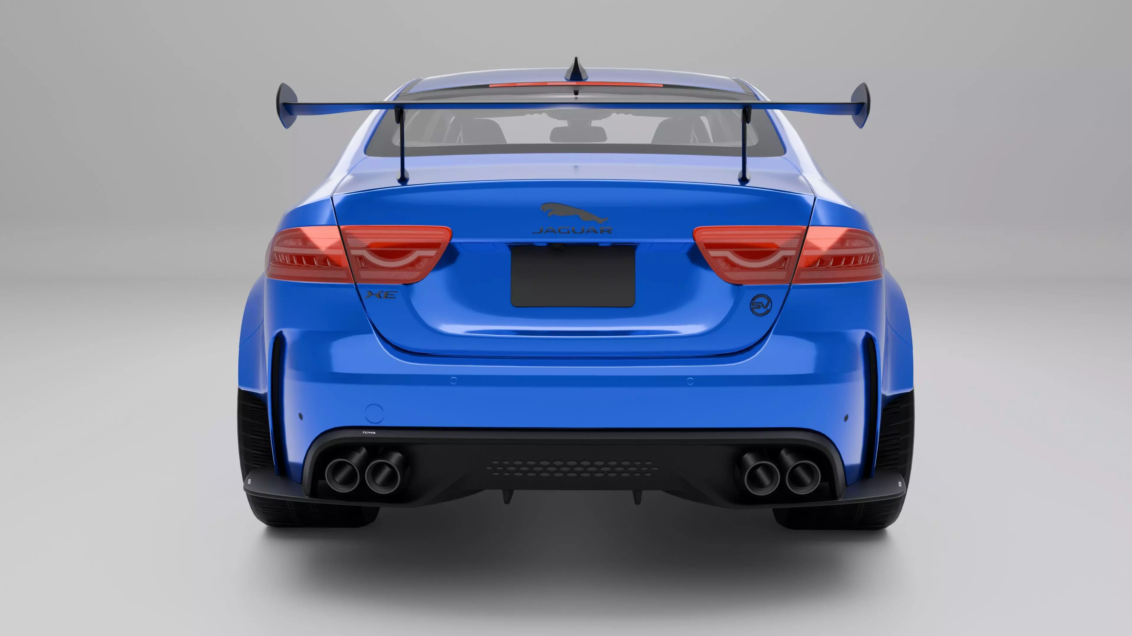 Jaguar XE Project 8 3D model_9
