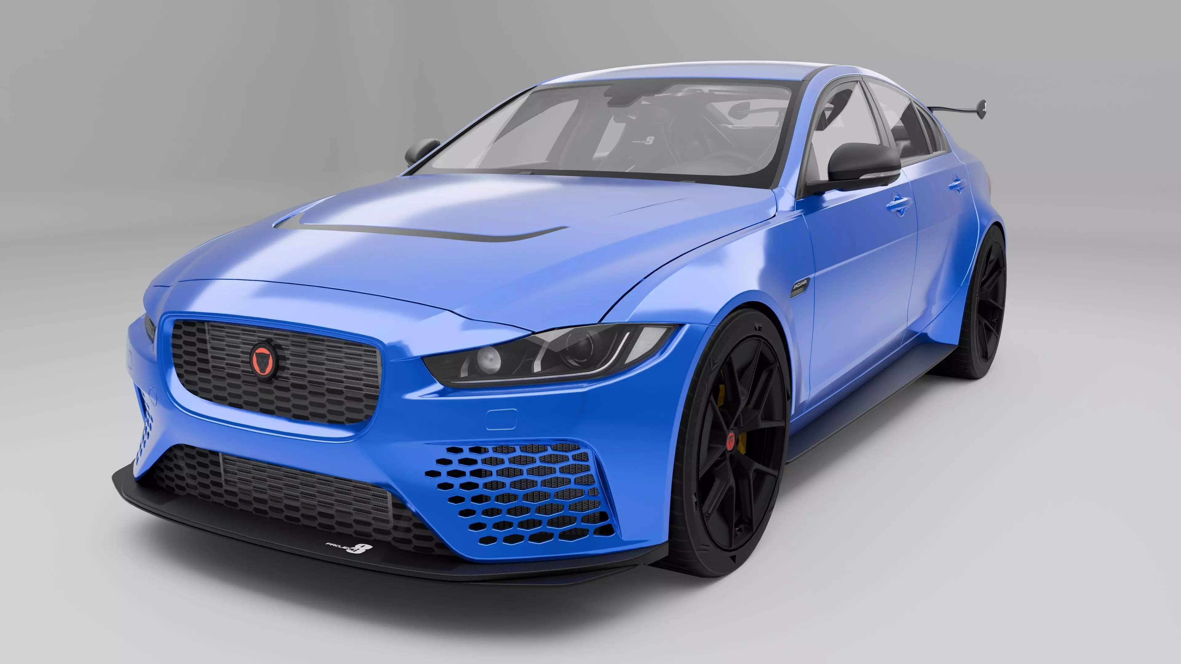 Jaguar XE Project 8 3D model_1
