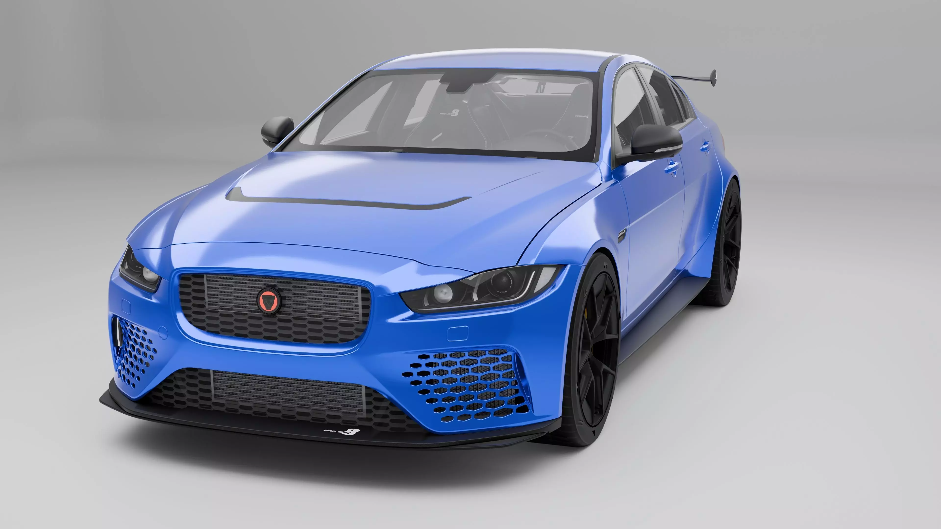 Jaguar XE Project 8 3D model_0