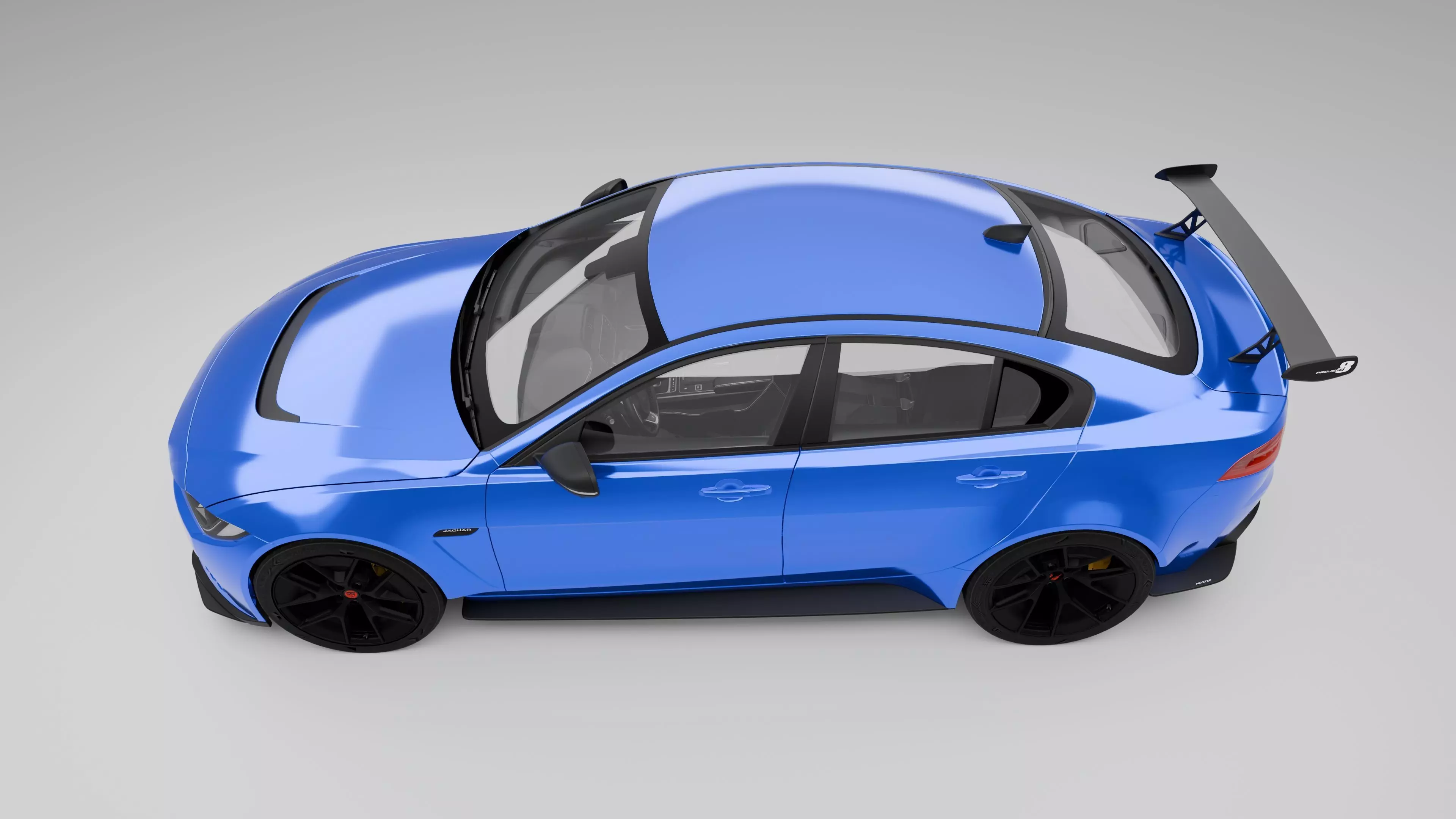Jaguar XE Project 8 3D model_4