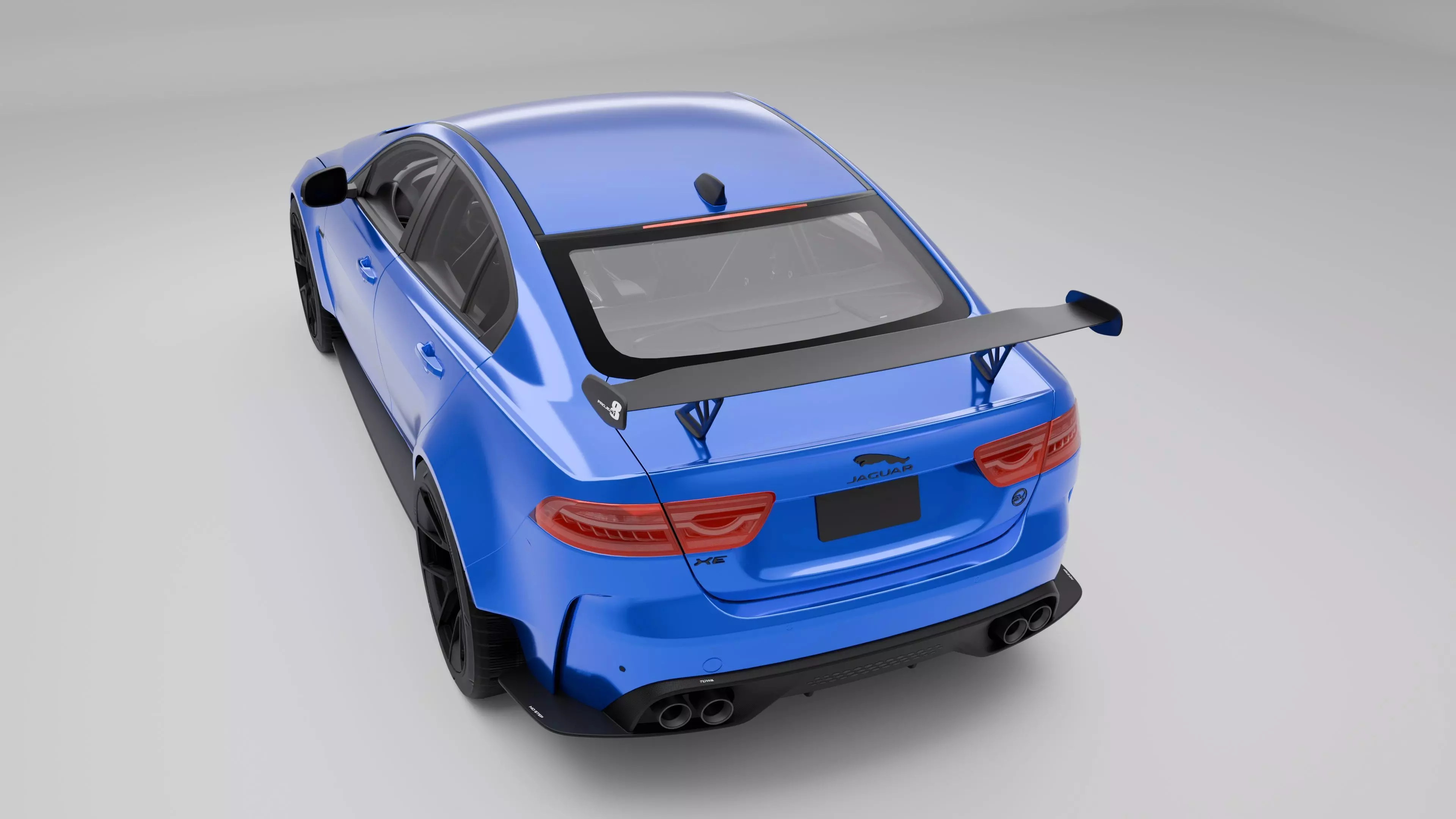 Jaguar XE Project 8 3D model_8