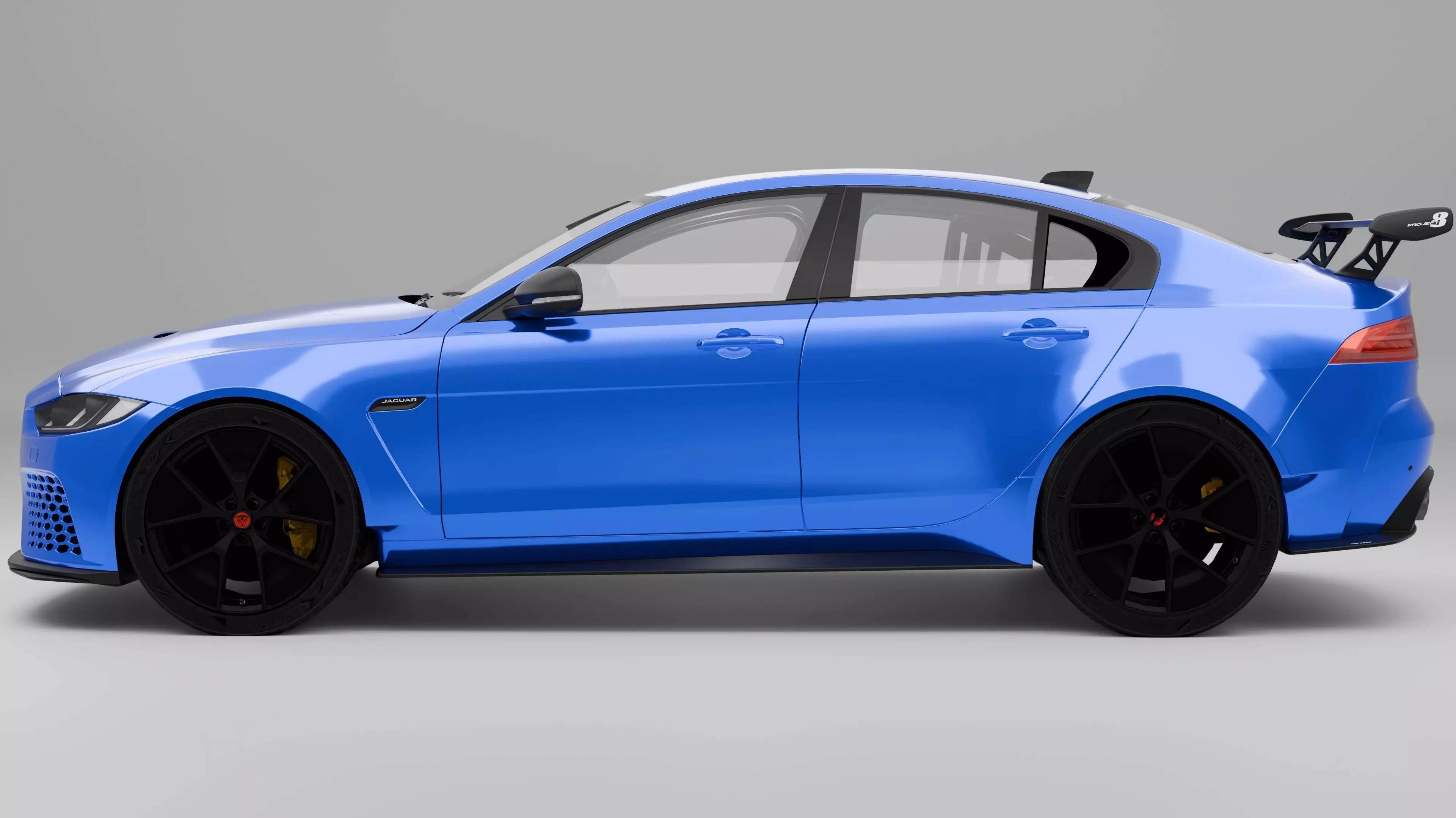 Jaguar XE Project 8 3D model_5
