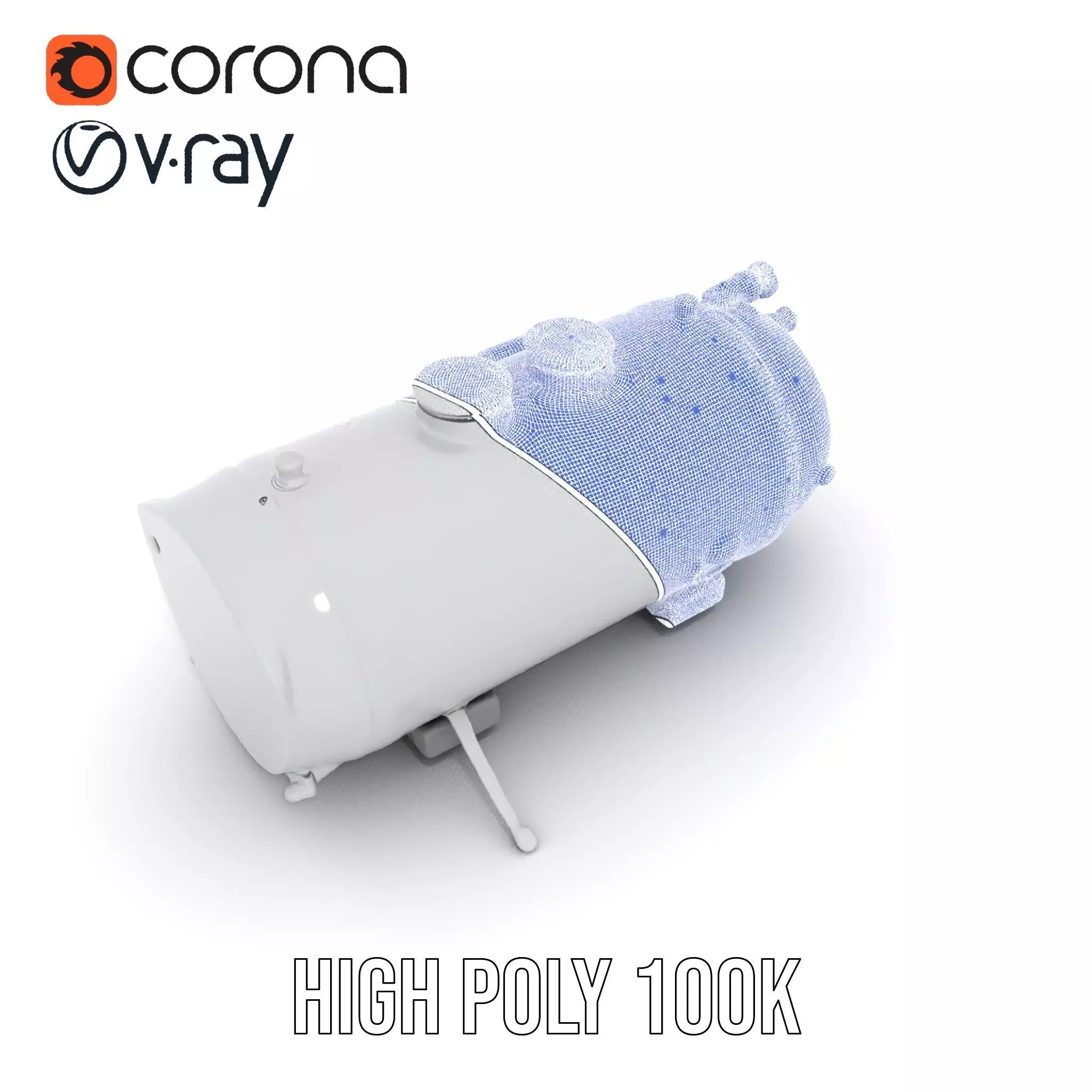 Industrial Pressure Vessel Model Pack Low-poly 3D model_18