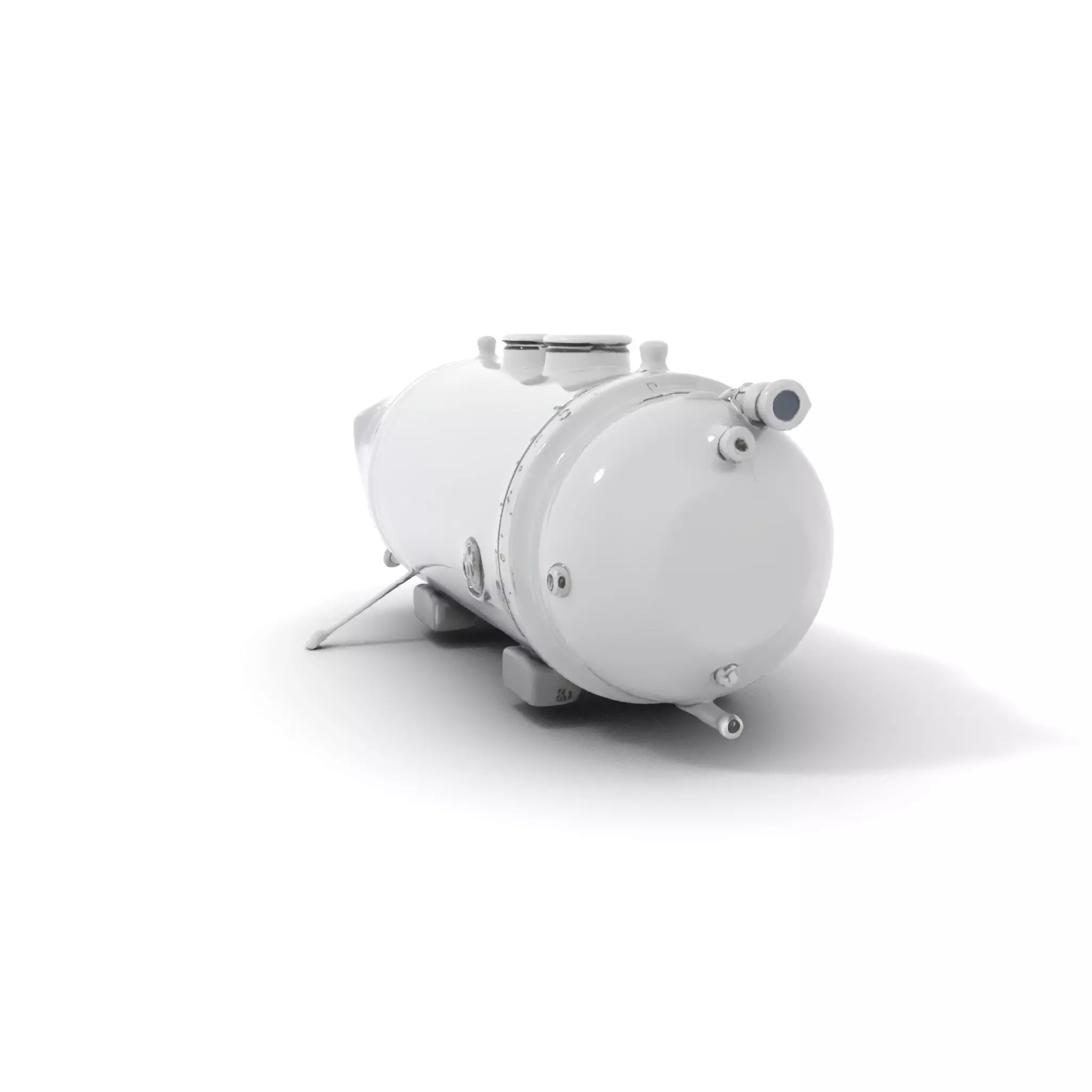 Industrial Pressure Vessel Model Pack Low-poly 3D model_0