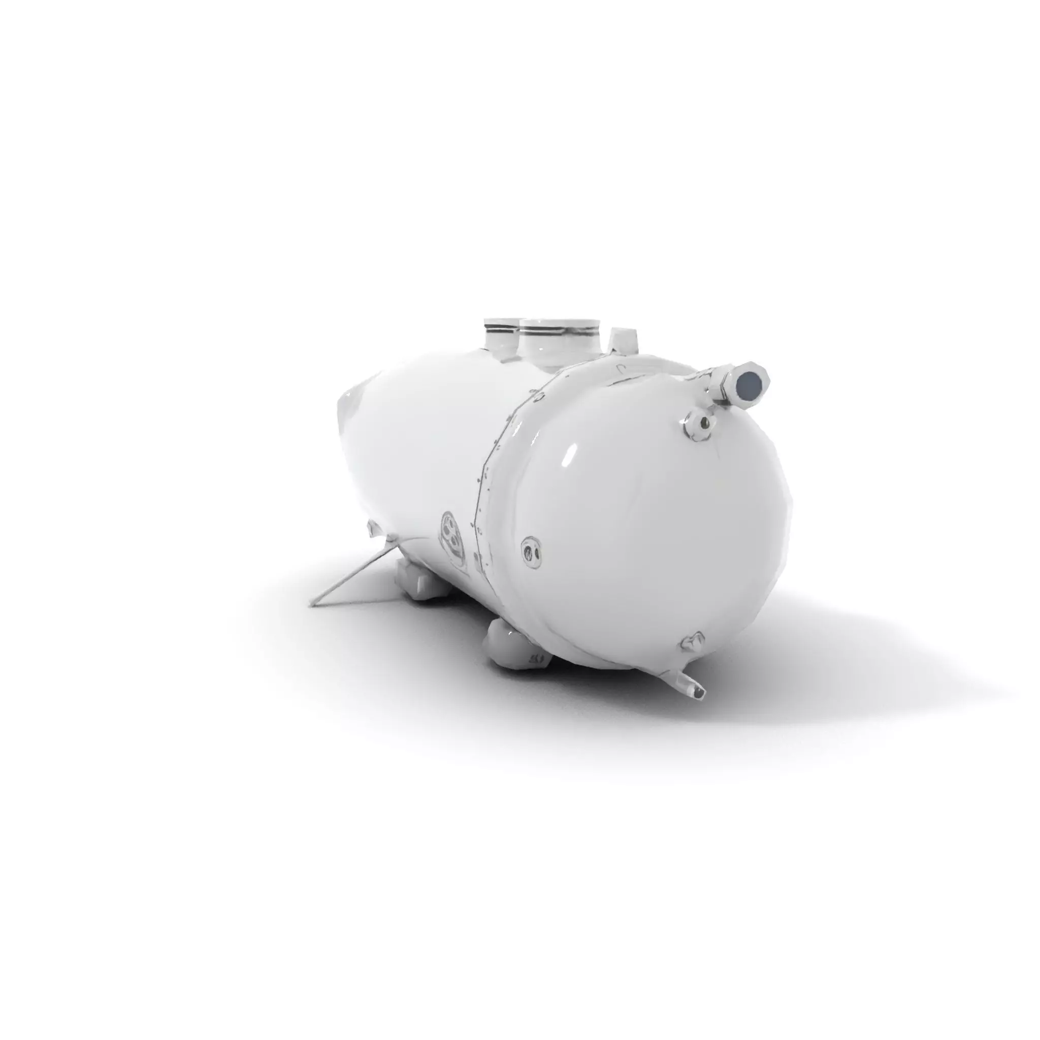 Industrial Pressure Vessel Model Pack Low-poly 3D model_15