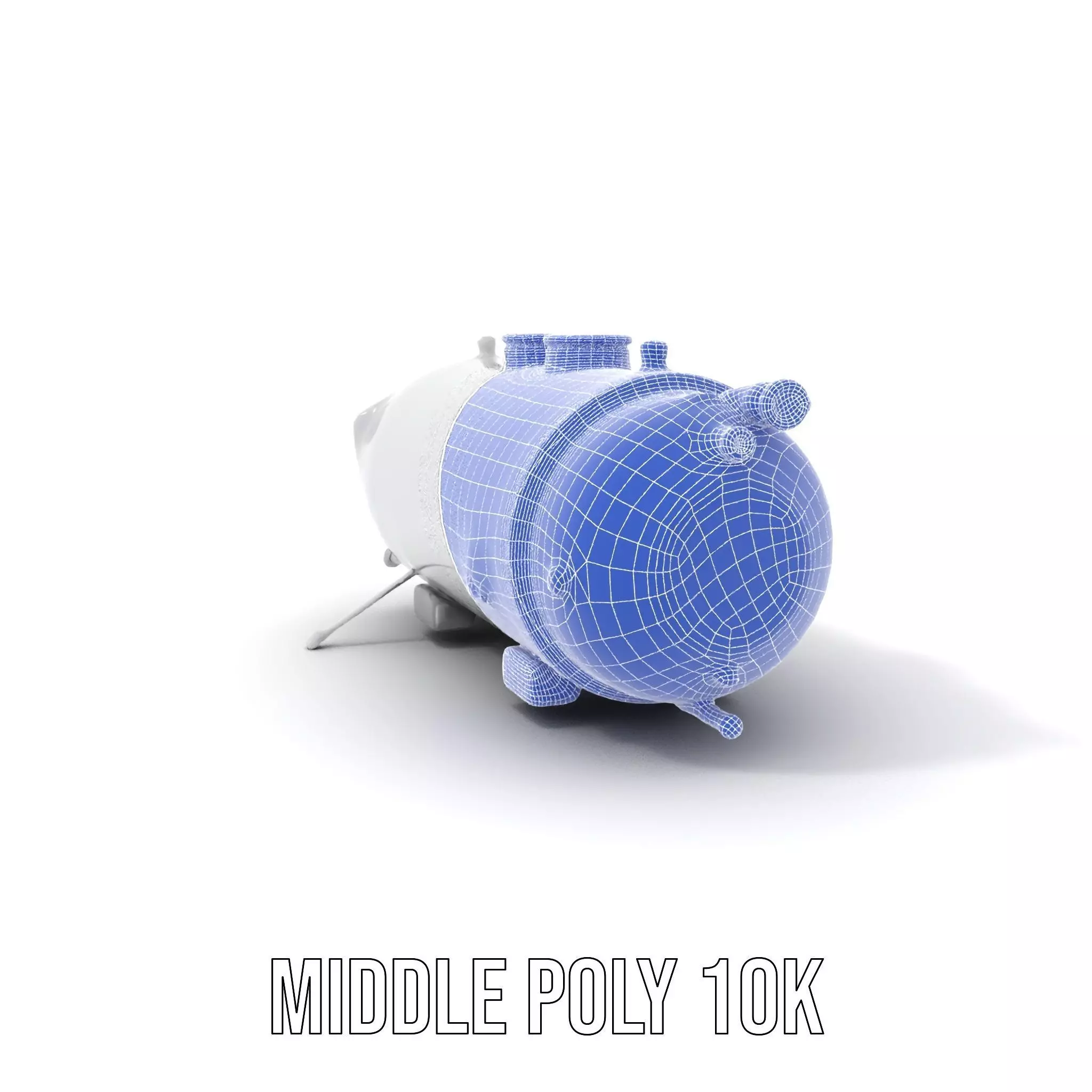 Industrial Pressure Vessel Model Pack Low-poly 3D model_14