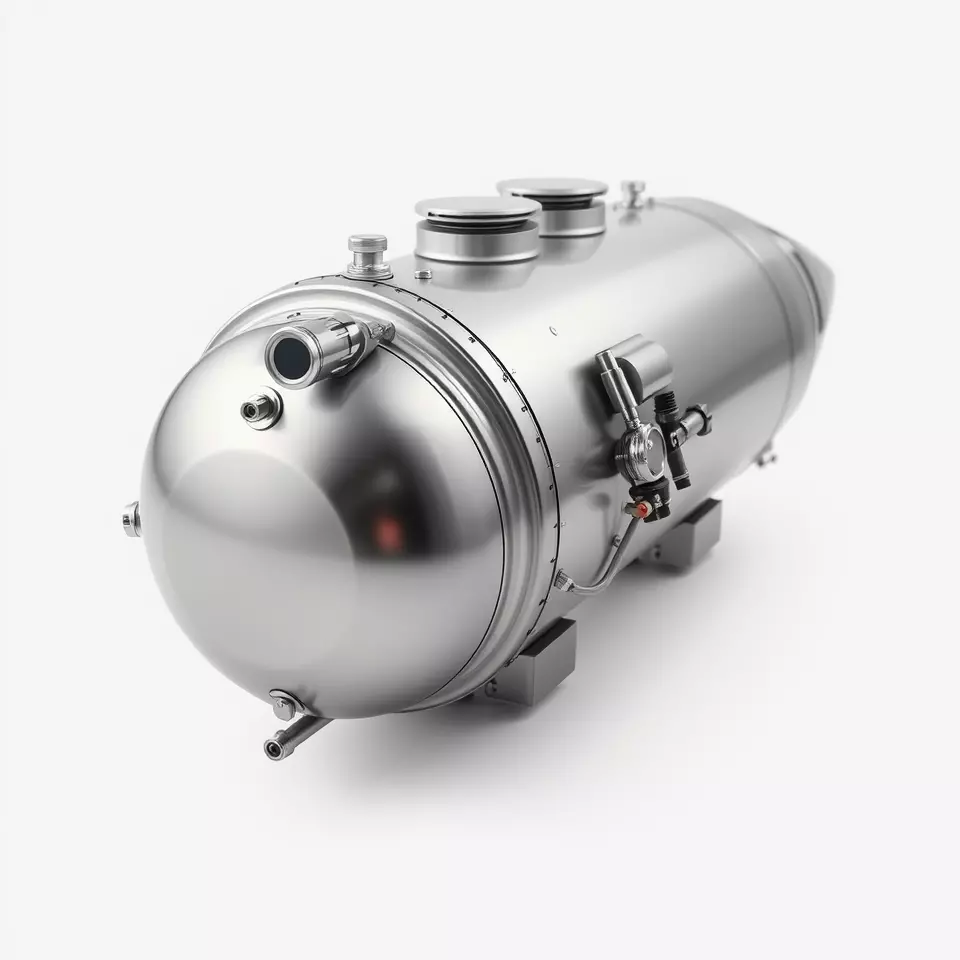 Industrial Pressure Vessel Model Pack Low-poly 3D model_3