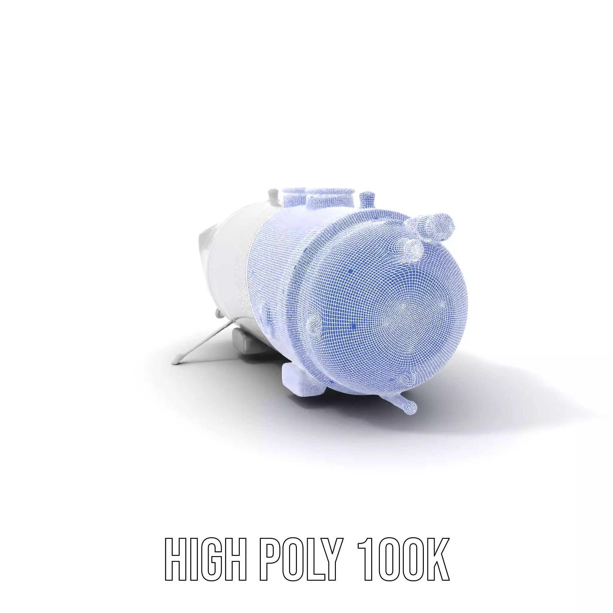 Industrial Pressure Vessel Model Pack Low-poly 3D model_5