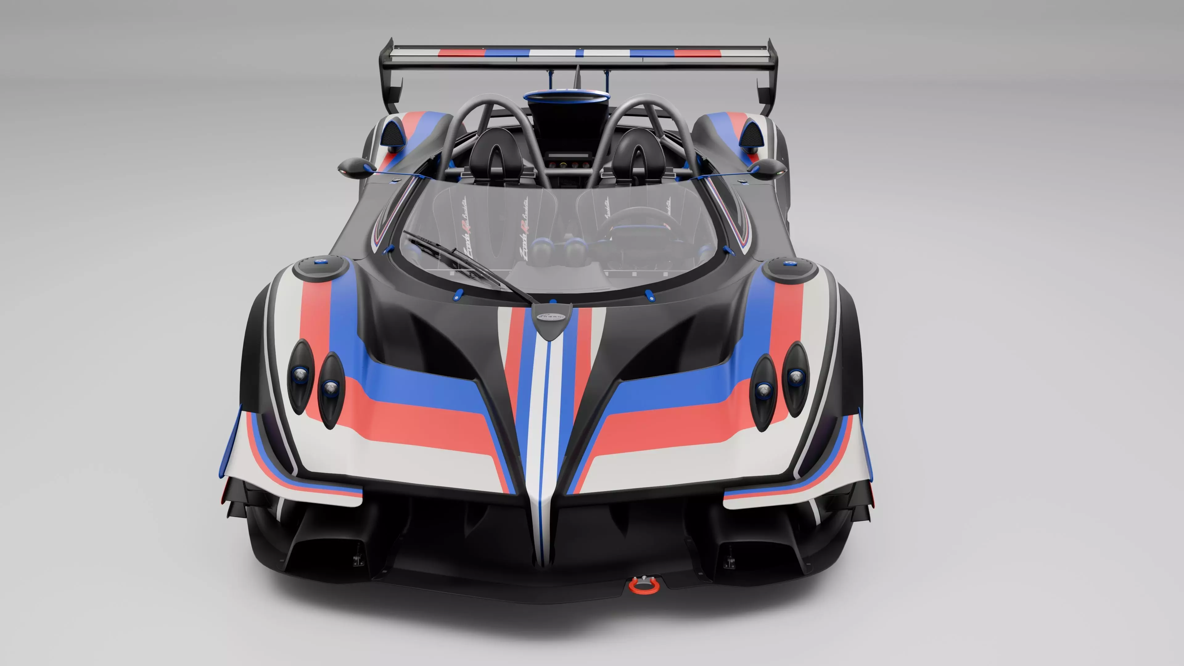 Pagani Zonda R Evo Barchetta 3D model_3
