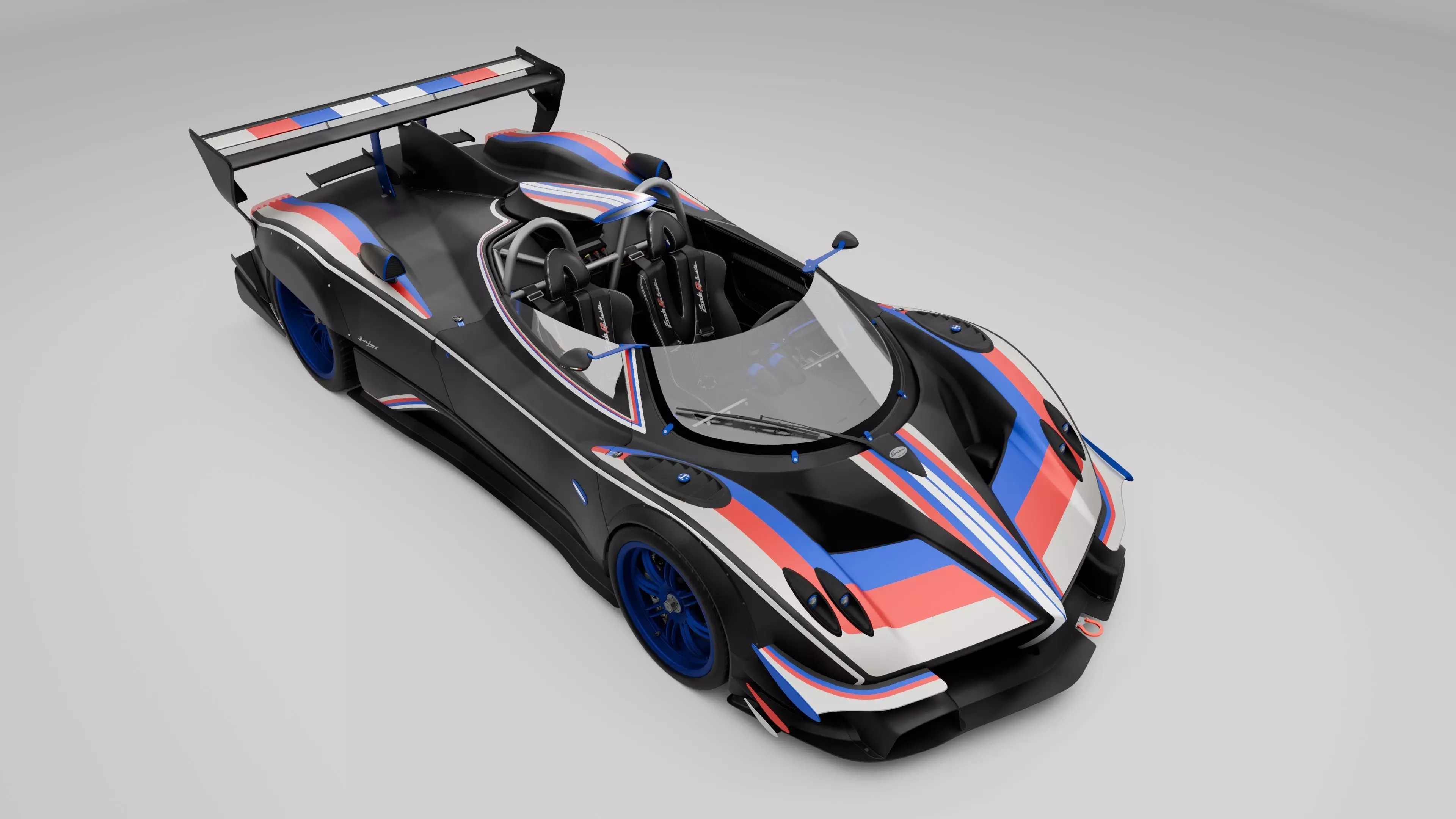 Pagani Zonda R Evo Barchetta 3D model_6