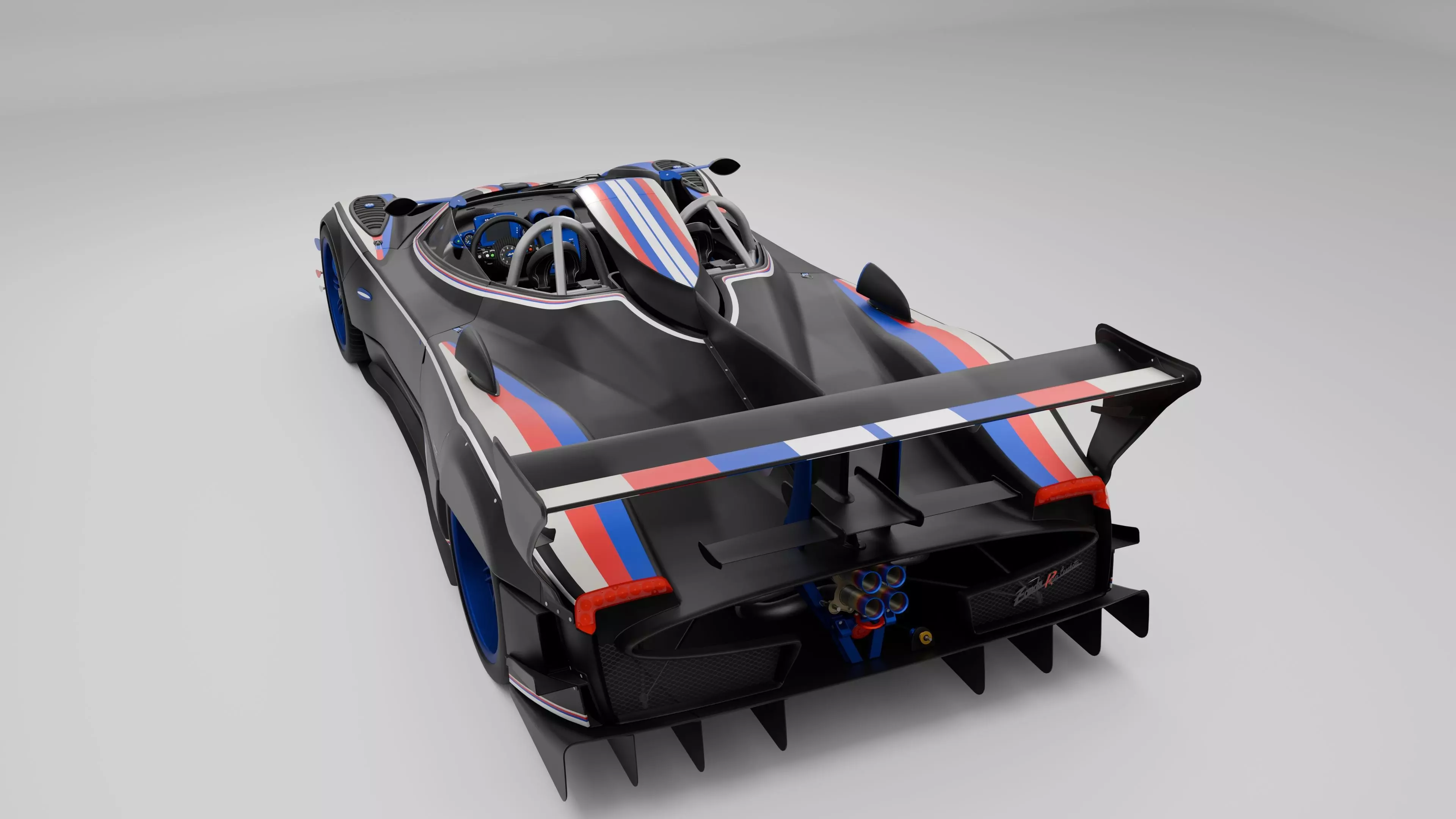 Pagani Zonda R Evo Barchetta 3D model_8