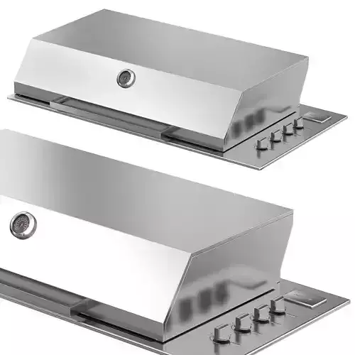 Artusi 316 Stainless Steel Hood ABBQMH 3D model