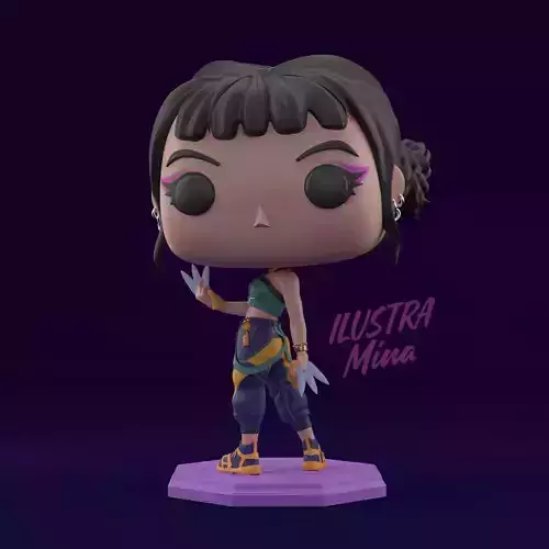 KPOP DEMON HUNTERS HUNTRIX ZOEY FUNKO POP CUSTOM
