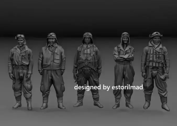 WW2 PACK 5 JAPANESE PILOT ZERO MIDWAY