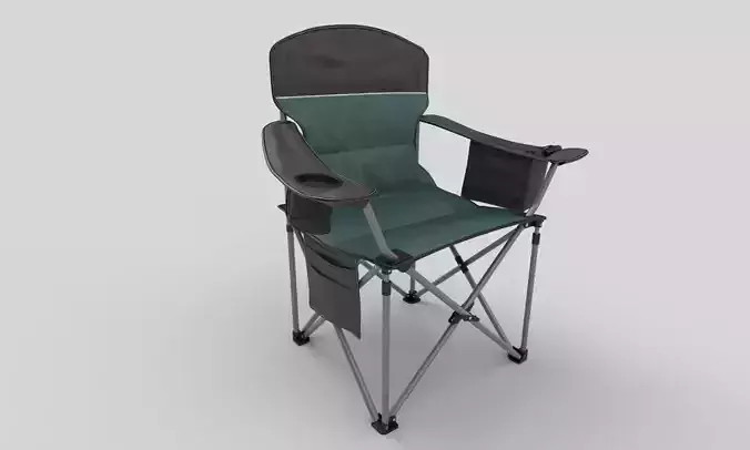 Foldable Camping Chair with Cup Holder