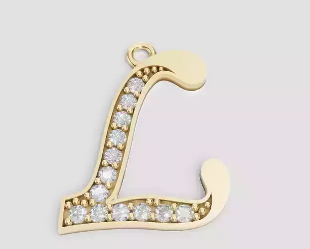 LETTER PENDANT L