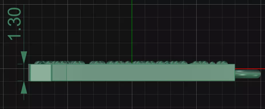 LETTER PENDANT M 3D print model_2