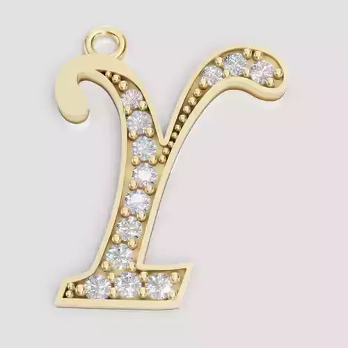 LETTER PENDANT Y