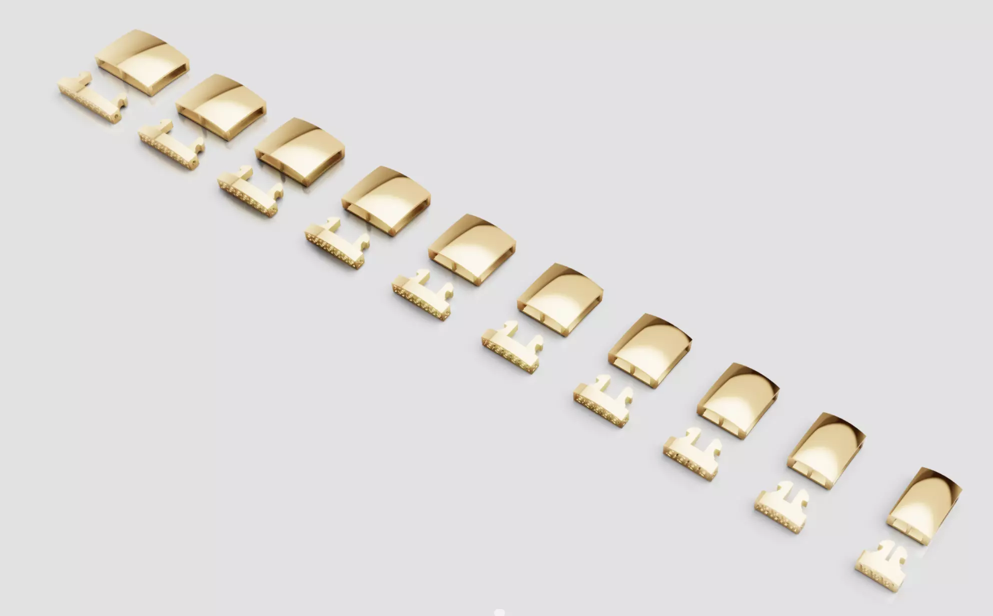 LOCK FOR GOURMET AND BRACELET 3D print model_0