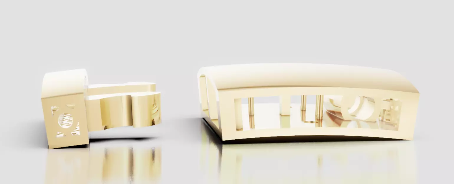 LOCK FOR GOURMET AND BRACELET 3D print model_2