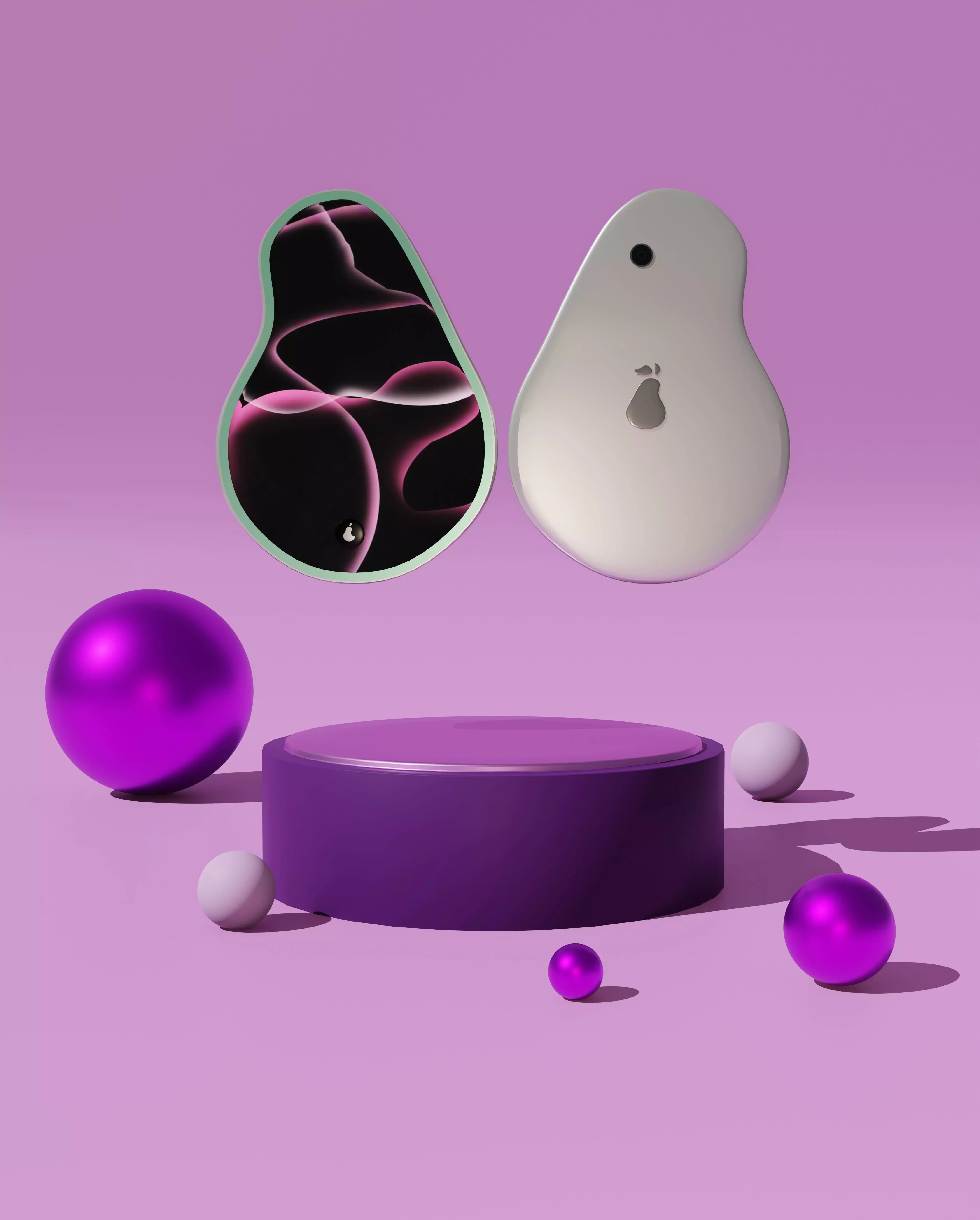 Pear Phone 3D model_0