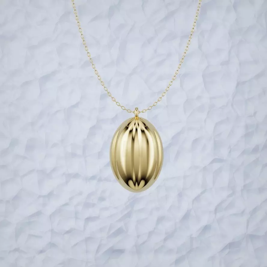 Nuts pendant bracelet 3D print model
