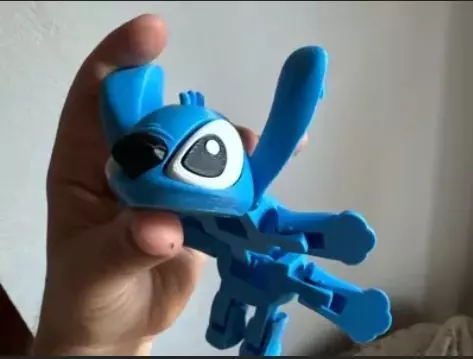 Articulated Stitch Figure 3D print model_24