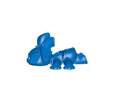 Articulated Stitch Figure 3D print model_9